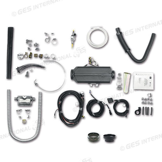 RISCALDATORE AD ARIA-GASOLIO/12V AUTOTERM 4D + pannello comfort