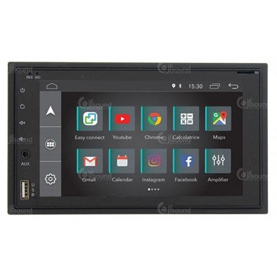 Kit Completo Autoradio Universale Navigatore Android JFSound JF-227A-XDAB 6.2''
