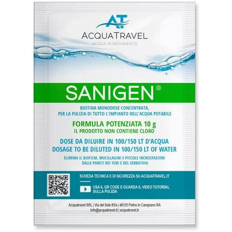 SANIGEN PULITORE PER SERBATOI E TUBAZIONI - ACQUATRAVEL