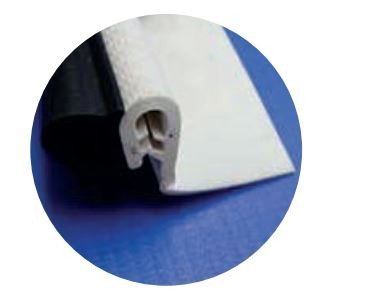 GUARNIZIONE INTERNA PORTE/PORTELLONI ARMATA (INTERNO BIANCO) VENDUTA AL MT