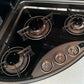 Piano Cottura 3 Fuochi Destro Vetro Nero Dometic CE-08-DF