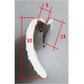 PROFILO IN GOMMA FASCE RAL9010 BARRE DA 4 MT PER BANDELLE RIMOR